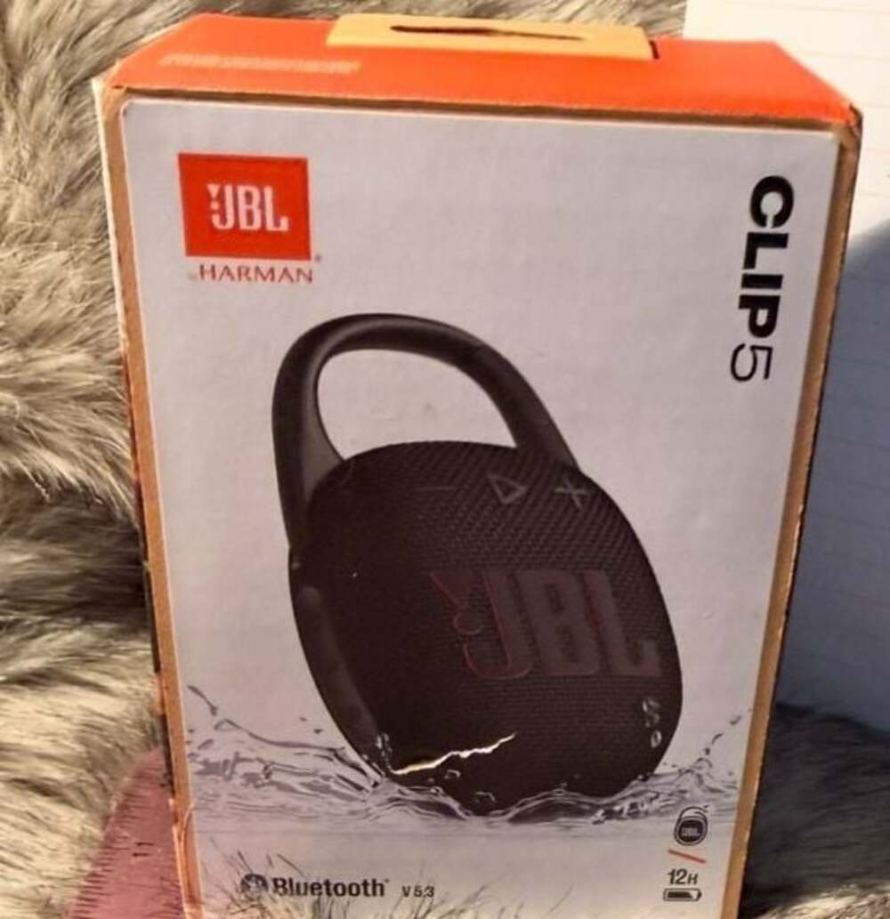 JBL Clip 5 Portable Waterproof Bluetooth Speaker Black